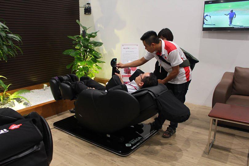 ghế Massage INADA tại sân bay hàng không quốc tế Nội Bài