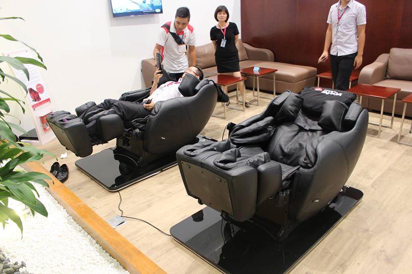 Ghế Massage INADA tại sân bay quốc tế Nội Bài