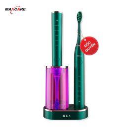 Bàn chải điện sóng siêu âm Maxcare Hera Whitening (Màu Xanh Cổ Vịt)