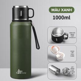 Bình Giữ Nhiệt Maxcare 800ml Inox 316 Cao Cấp Có Cốc Đựng Trà Và Lõi Lọc