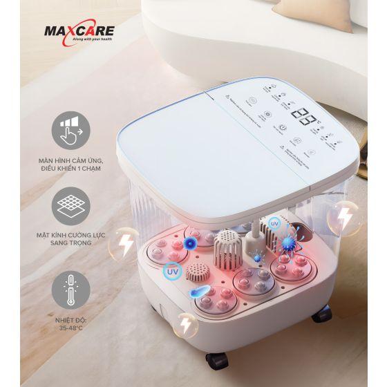 Bồn ngâm chân massage thải độc, tự động đun nóng nước Maxcare Max648 Smart