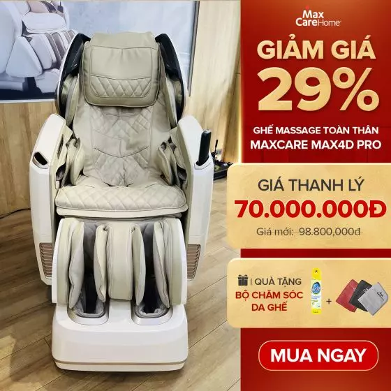 Ghế massage toàn thân Maxcare Max4D Pro (Trưng Bày)