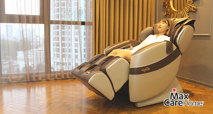Chiếc ghế massage không trọng lực thiết kế hiện đại sang trọng