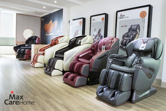Ghế massage có nhiều màu sắc và kiểu dáng khác nhau