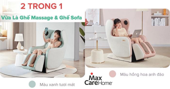 Ghế massage Maxcare Soro V1 nổi bật với màu sắc bắt mắt