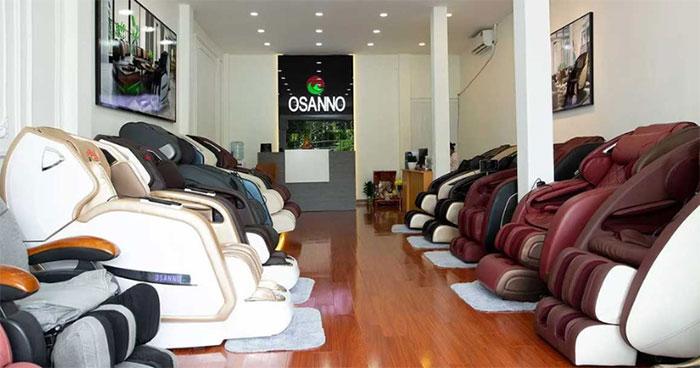 Ghế massage tại Osanno sở hữu nhiều công nghệ hiện đại