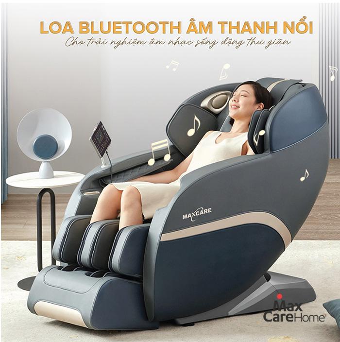 Ghế massage toàn thân Maxcare Max4DSmart có tích hợp dàn loa chất lượng cao