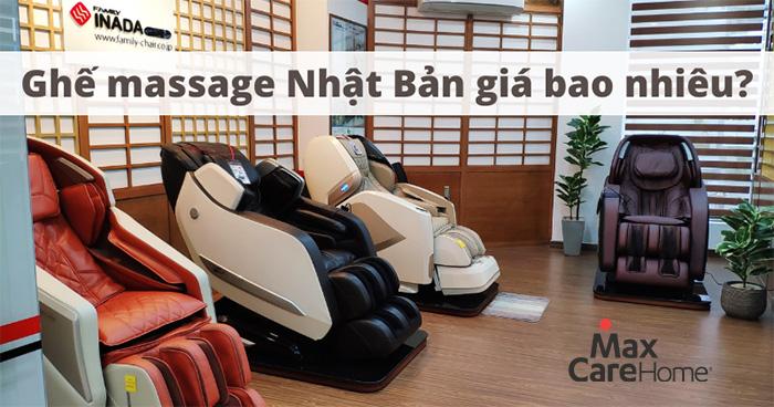 Giá ghế massage Nhật Bản sẽ được bật mí ngay trong bài viết này