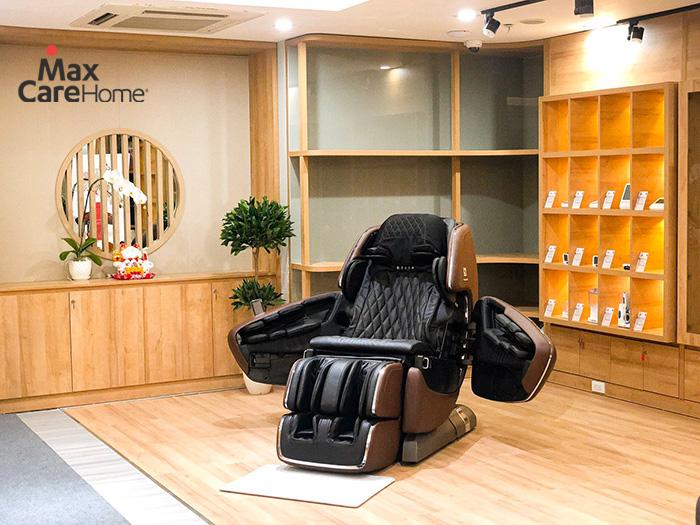 Không gian showroom ghế massage Đà Nẵng trưng bày được thiết kế theo phong cách Nhật Bản