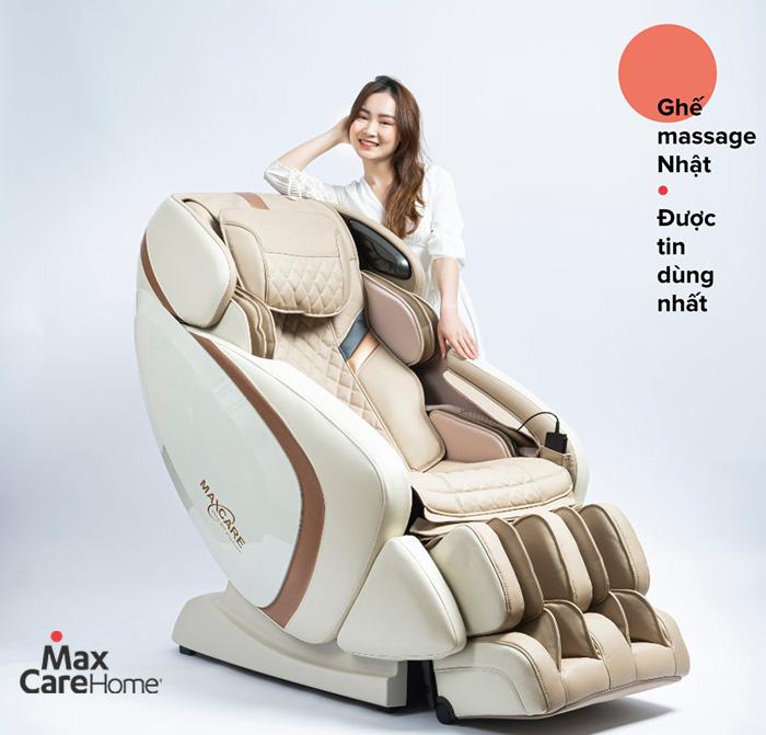 Maxcare Max4D AI - sản phẩm ghế massage hỗ trợ trí tuệ nhân tạo AI hiện đại