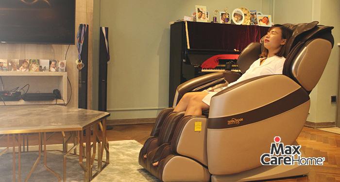 Sử dụng ghế massage Nhật nội địa giúp hỗ trợ trị liệu y tế
