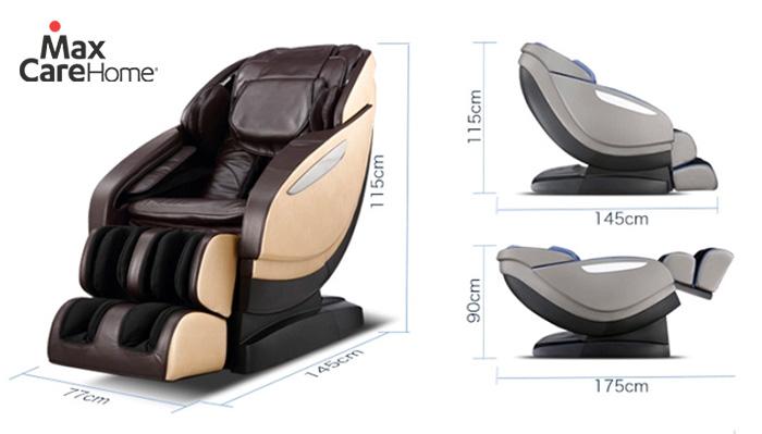 Thiết kế ghế mát xa MAX668 Maxcare nhỏ gọn