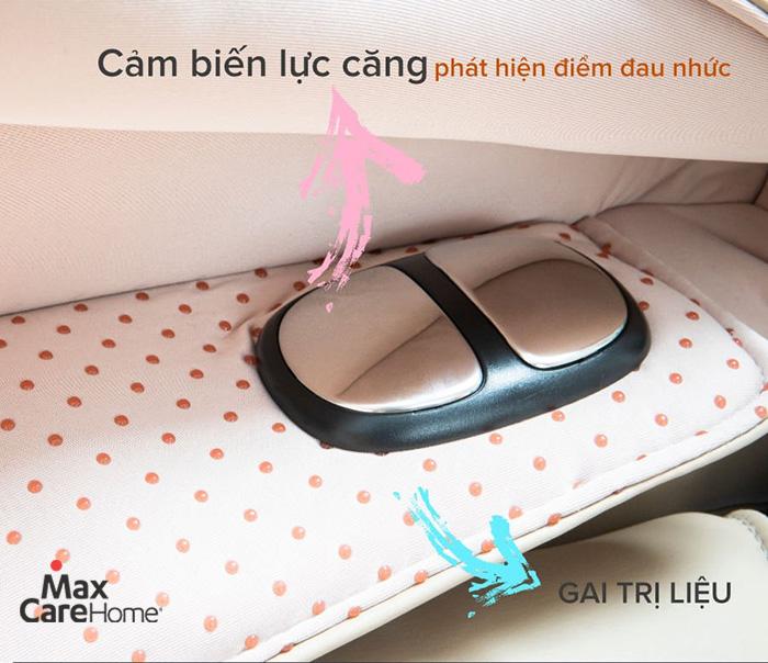 Tính năng cảm biến lực căng ở ghế massage Maxcare Max4D AI