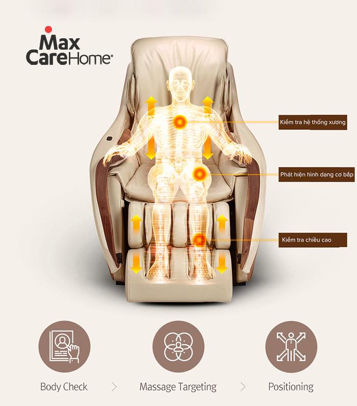  Ghế massage toàn thân D.Core Cirrus DC-100VN cung cấp chương trình massage tối ưu hoá cho từng cá nhân