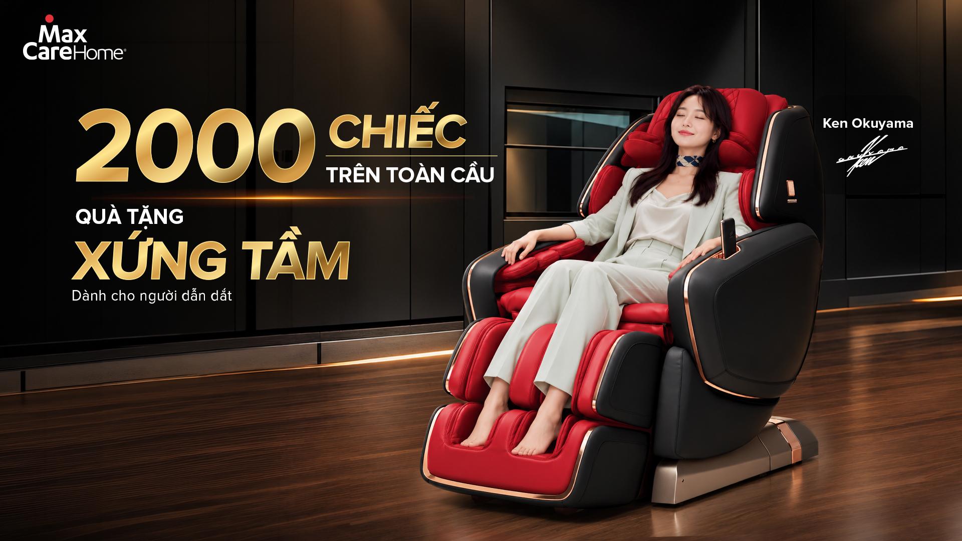 Qu&agrave; Tặng Cao Cấp Cho Sếp: Giải M&atilde; Kiệt T&aacute;c Ghế Massage Giới Hạn OHCO M.8 NEO LE
