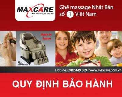 Quy định Bảo Hành Ghế Massage Maxcare/ Inada