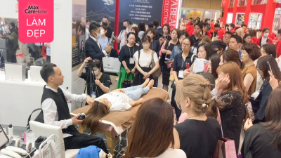 Máy nâng cơ Belega Nhật Bản thu hút hàng nghìn người tại hội chợ triển lãm thiết bị làm đẹp lớn nhất Châu Á Beauty World Japan tại Tokyo