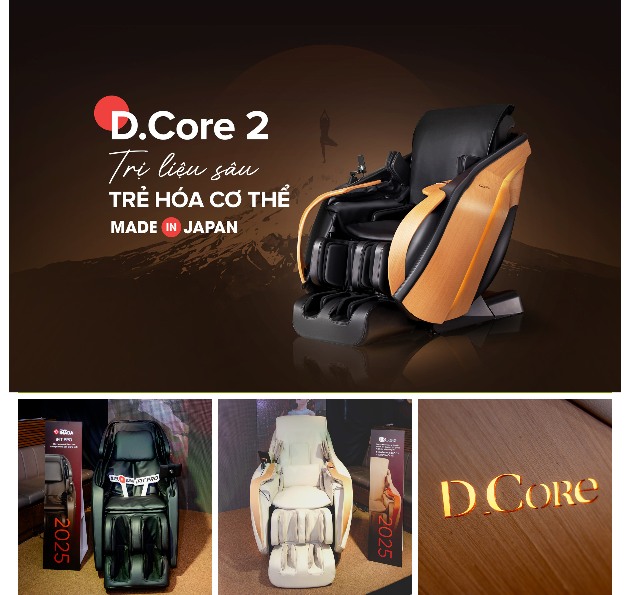 Top 5 ghế massage Nhật nội địa nhập khẩu tốt bền tại HN, HCM