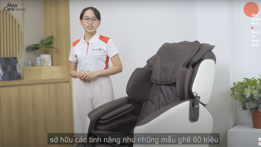 Giới thiệu ghế massage toàn thân Maxcare Max616X