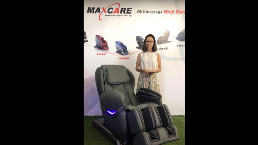 Giới thiệu ghế massage toàn thân Maxcare Max684S