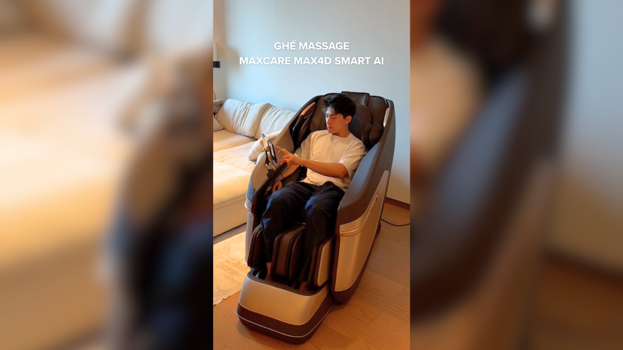 Vì Sao Một Bác Sỹ Như Minh Tân Lại Mê Mẩn Ghế Massage Maxcare Max4D Smart AI Đến Vậy?