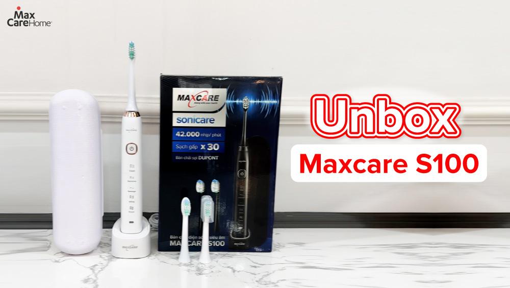 Khách hàng unbox bàn chải điện Maxcare S100