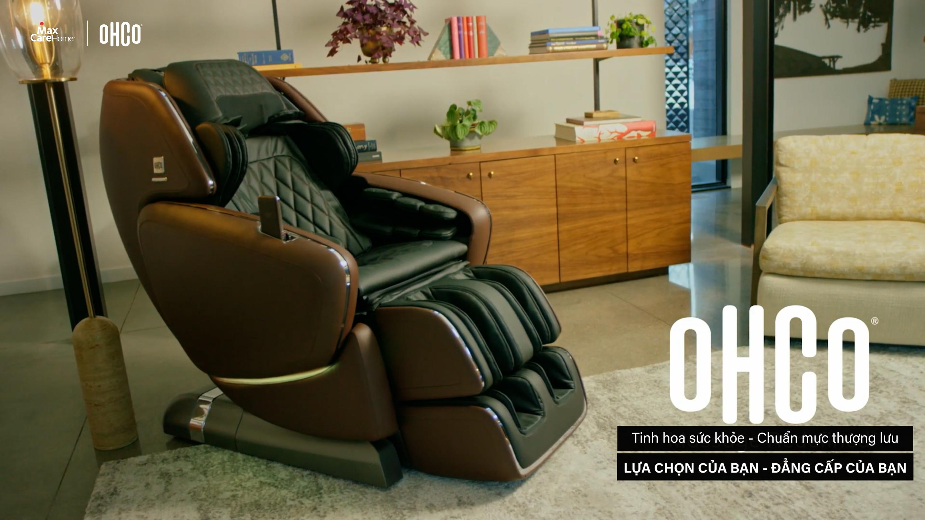 Khám phá KIỆT TÁC GHẾ MASSAGE TRỊ LIỆU - OHCO M.8 NEO Series | Made in Japan