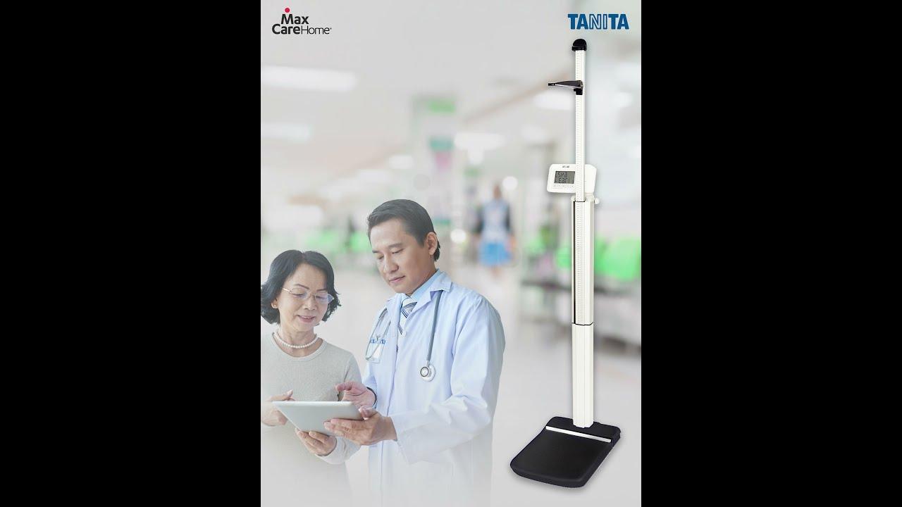 Giới thiệu cân đo chiều cao BMI Tanita WB-380 chuyên dùng cho phòng khám, bệnh viện