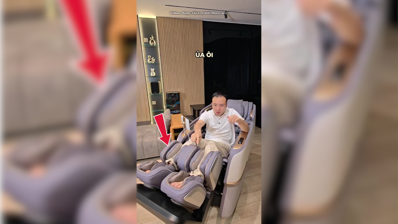Khánh Lifetech Review Ghế Massage Maxcare Aura Phantom V2 - Công Nghệ Robot Massage Chân 360°