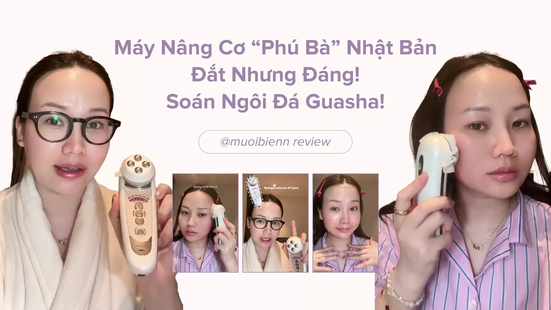 Review từ Tiktoker muoibien khi cầm trên tay Máy Nâng Cơ Nhật đắt ngang Honda Vision |  MAXCARE