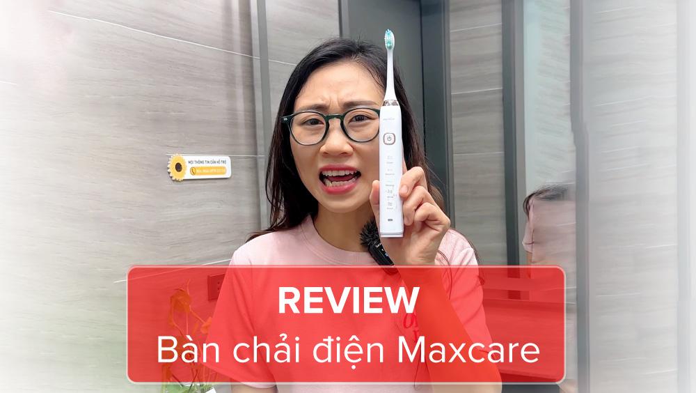 Hết hôi miệng, răng ố vàng với bàn chải điện Maxcare S100