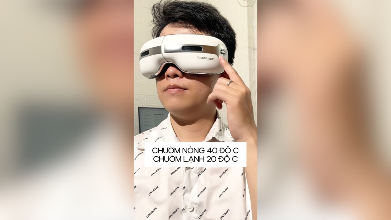 Anh Em IT, Văn Phòng Hay Mỏi Mắt Thì Nhất Định Phải Đầu Tư Em Máy Mátxa Mắt Maxcare TheraEye 8 Này!