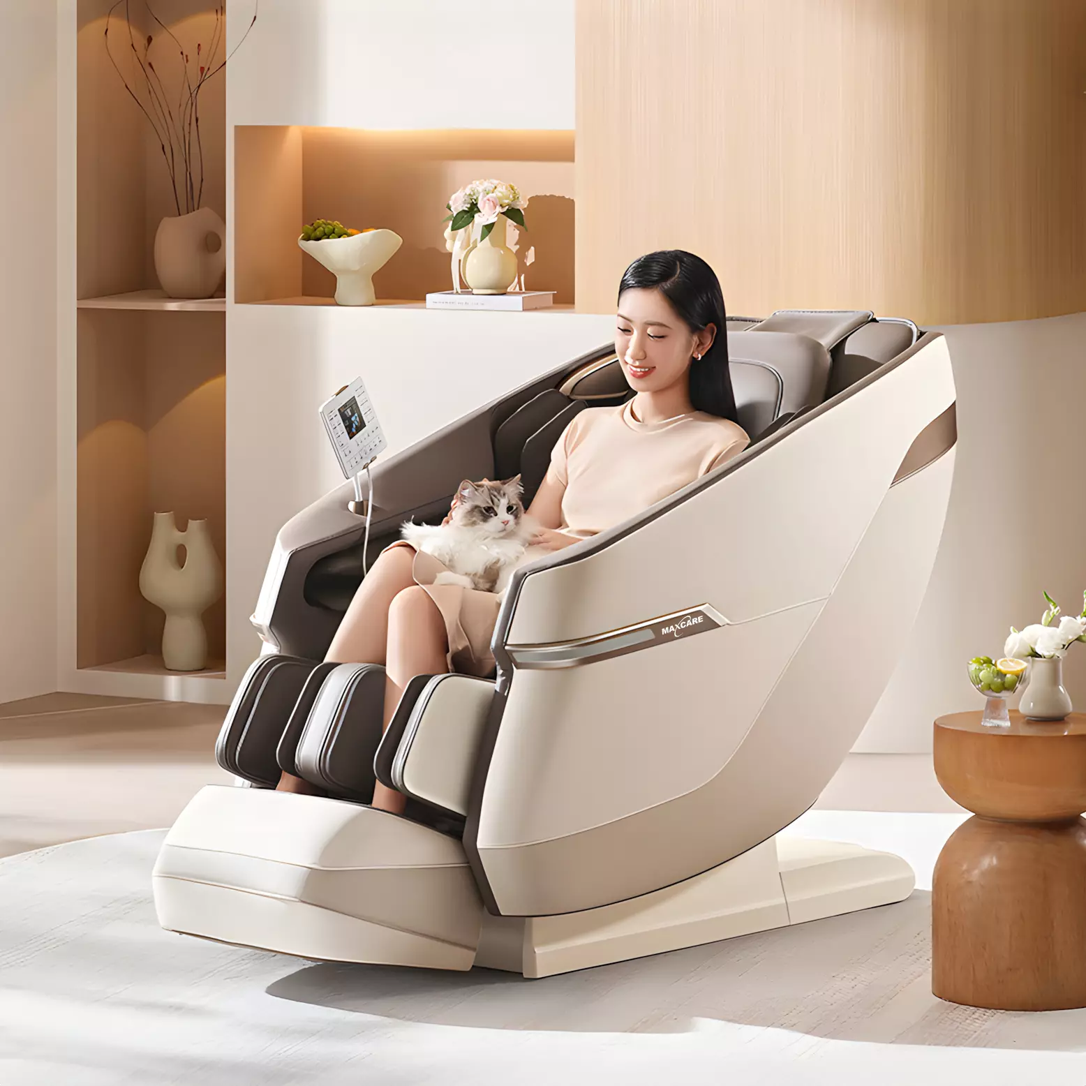 Ghế massage toàn thân Maxcare Max616Pro tích hợp 22 chương trình tự động