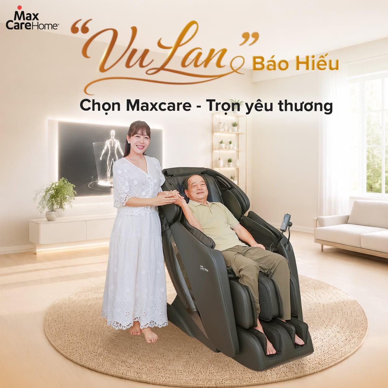 MC Diệp Chi lựa chọn ghế massage làm món quà Vu Lan tặng bố