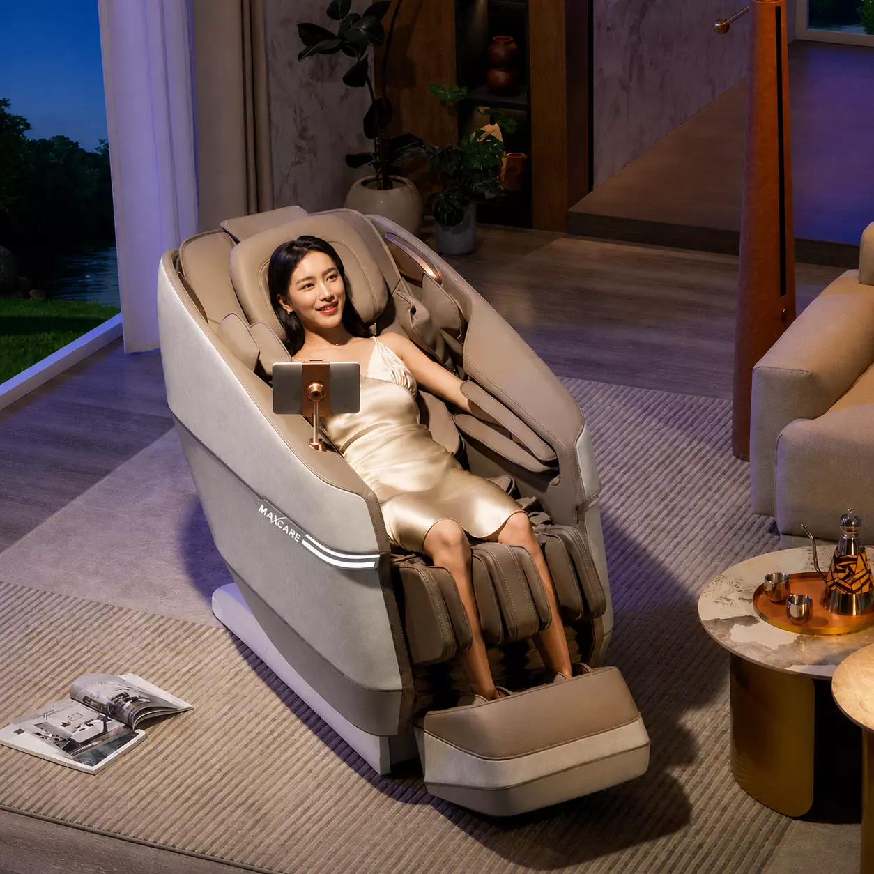 Ghế massage toàn thân Maxcare MAX4D Smart AI