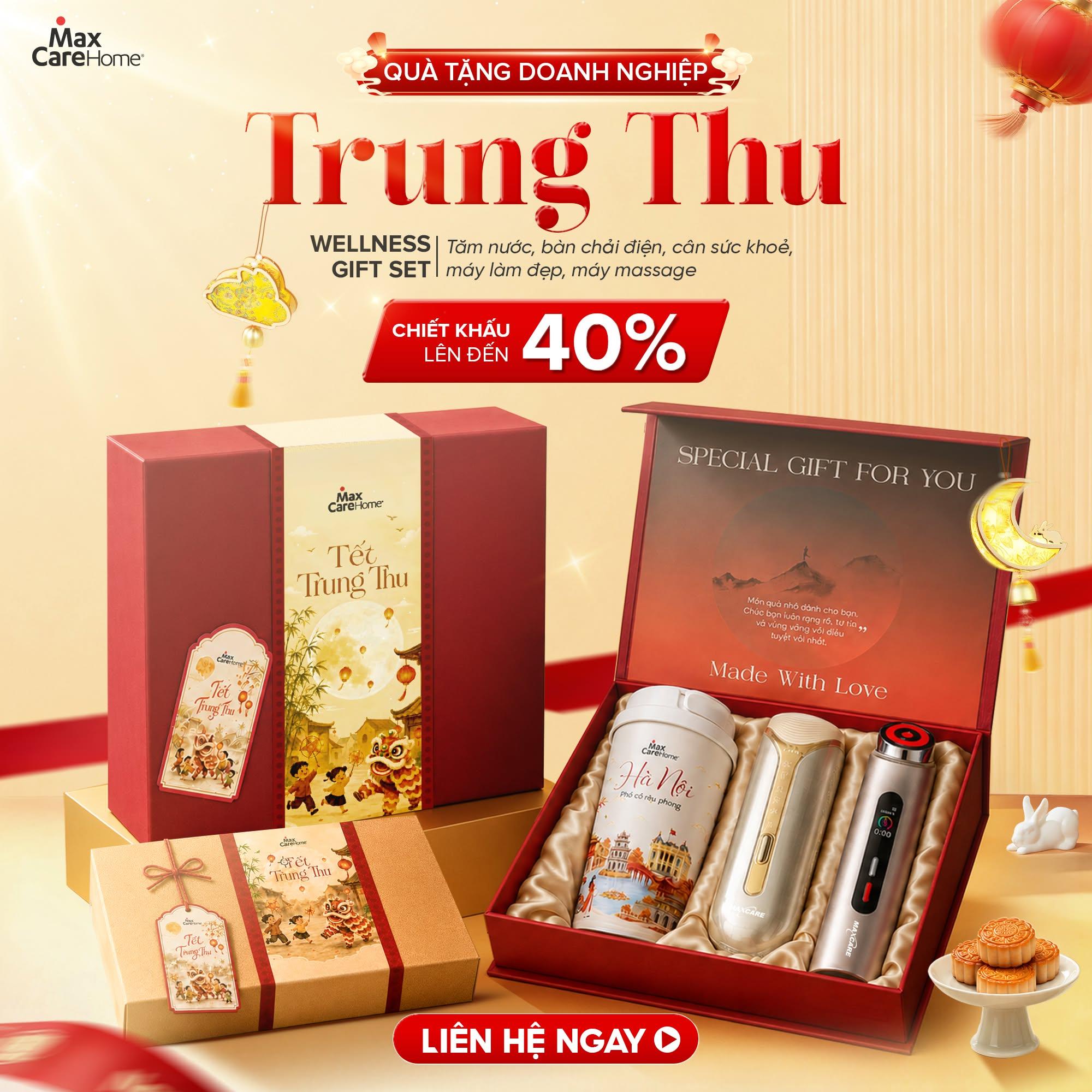Quà trung thu doanh nghiệp thể hiện sự quan tâm đến sức khỏe của nhân viên