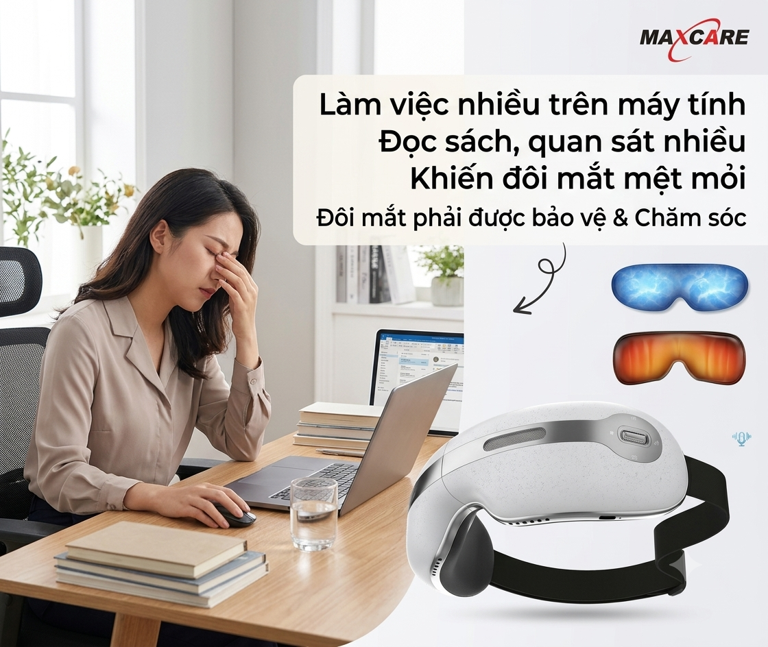 Những sai lầm tai hại khi sử dụng máy massage mắt