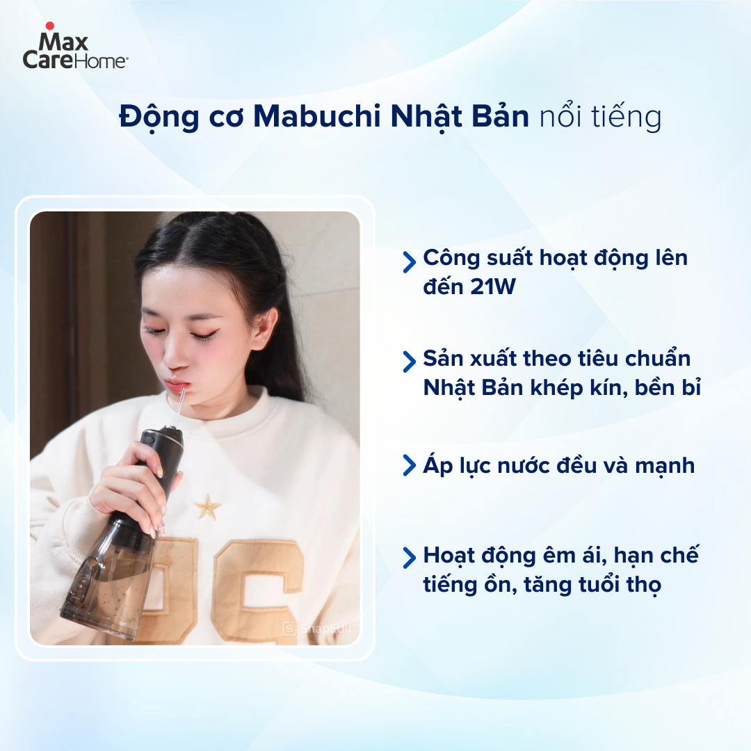Máy tăm nước bền Maxcare Max468Prime