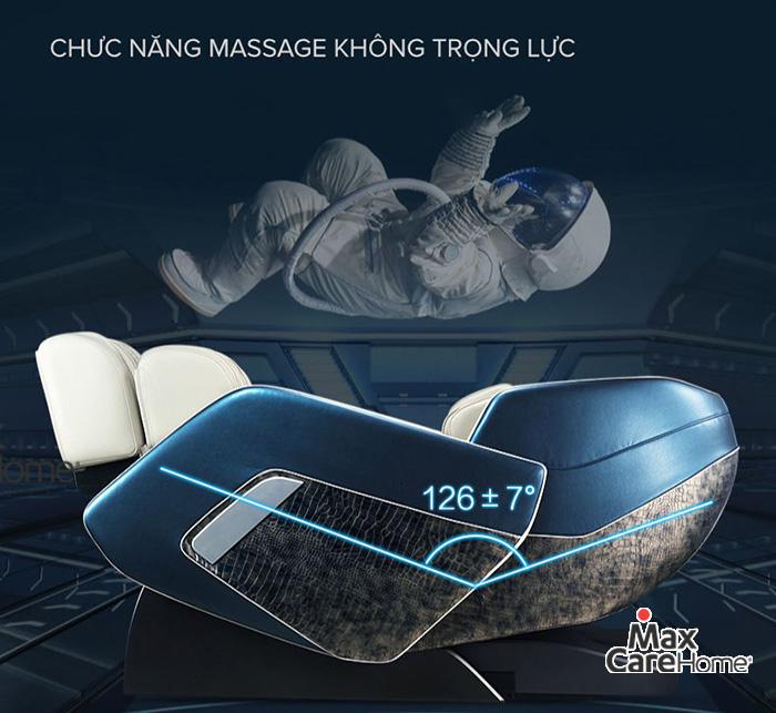 công nghệ không trọng lực ghế massage toàn thân