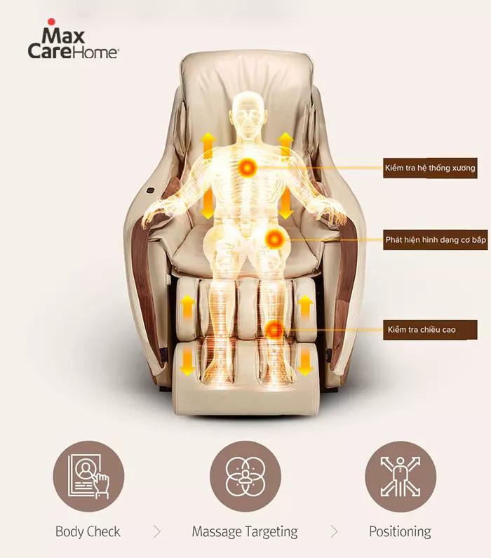 Ghế massage giúp giảm đau mỏi toàn thân