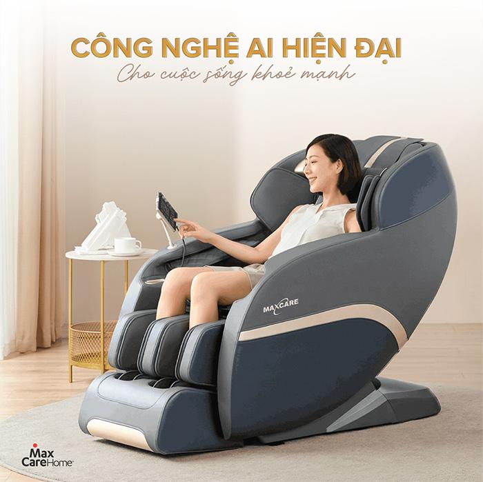 Ghế massage phổ thông sở hữu màn hình cảm ứng thông minh