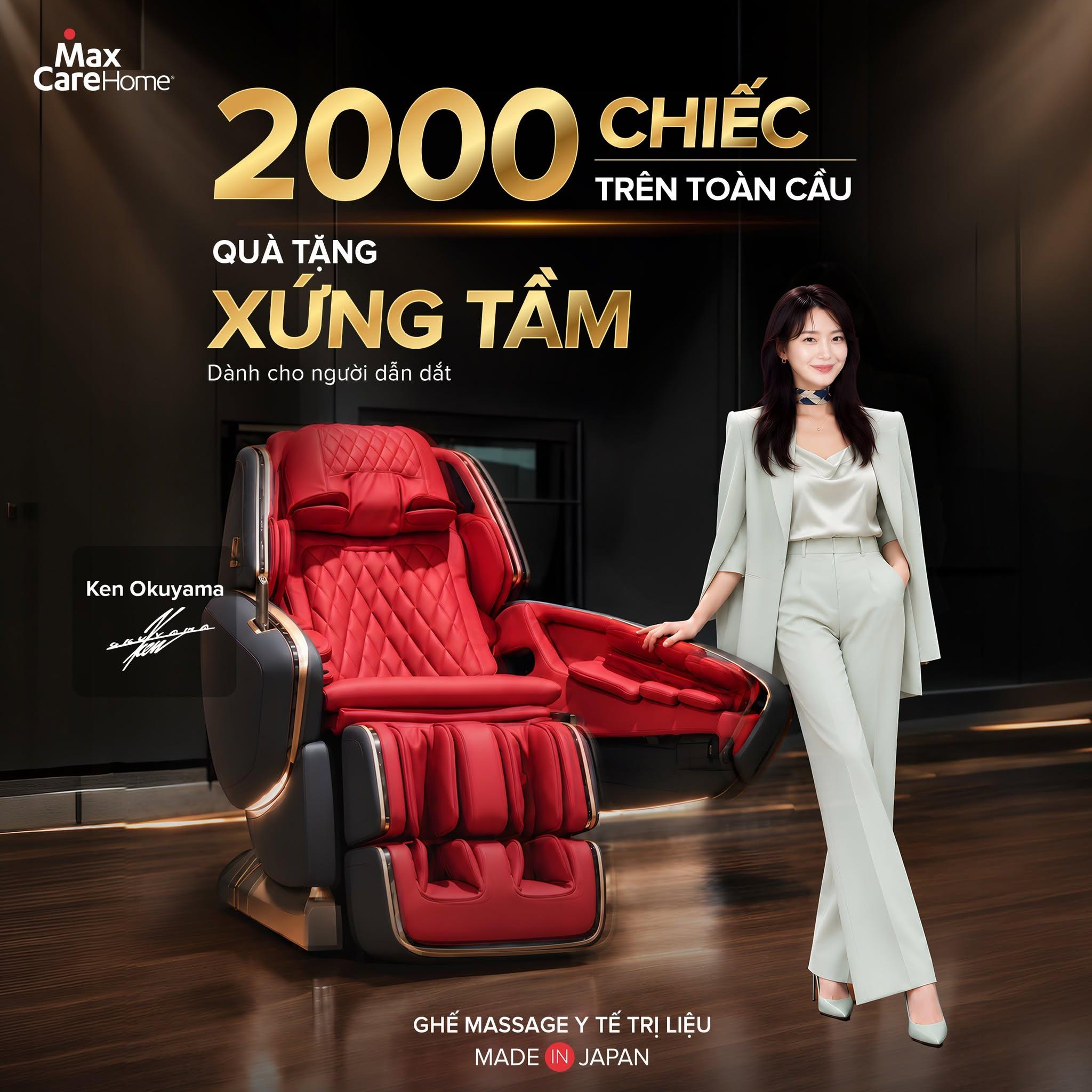 Ghế massage OHCO M8 NEO LE - Quà tặng độc bản chỉ 2000 chiếc trên toàn cầu
