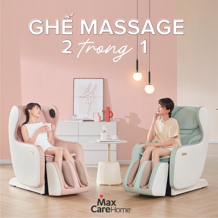 Sự kết hợp “2 trong 1” của ghế massage toàn thân Maxcare SORO V1