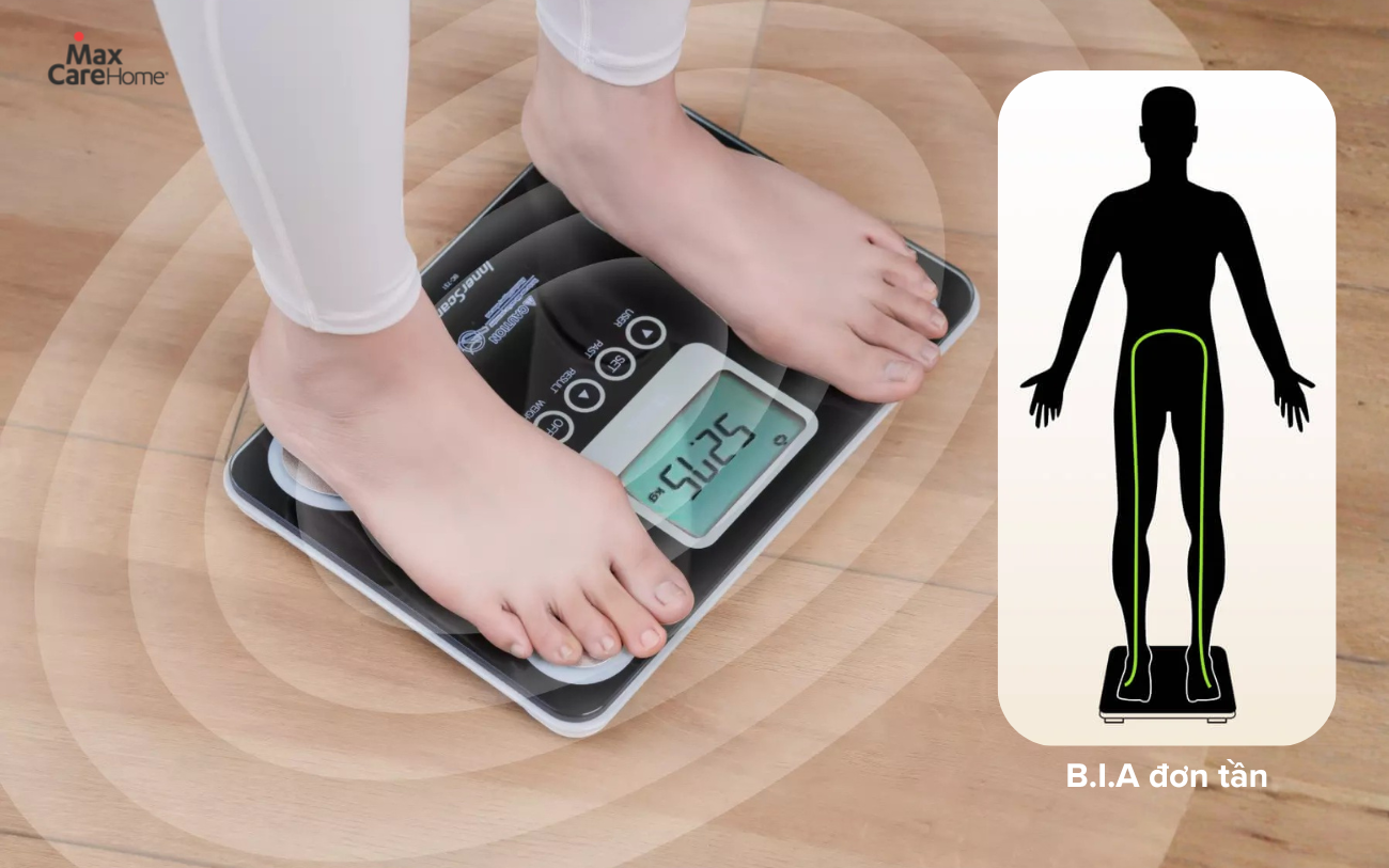 Công nghệ phân tích trở kháng điện sinh học B.I.A đơn tần chỉ dùng 1 dòng điện, không có khả năng đi xuyên qua tế bào