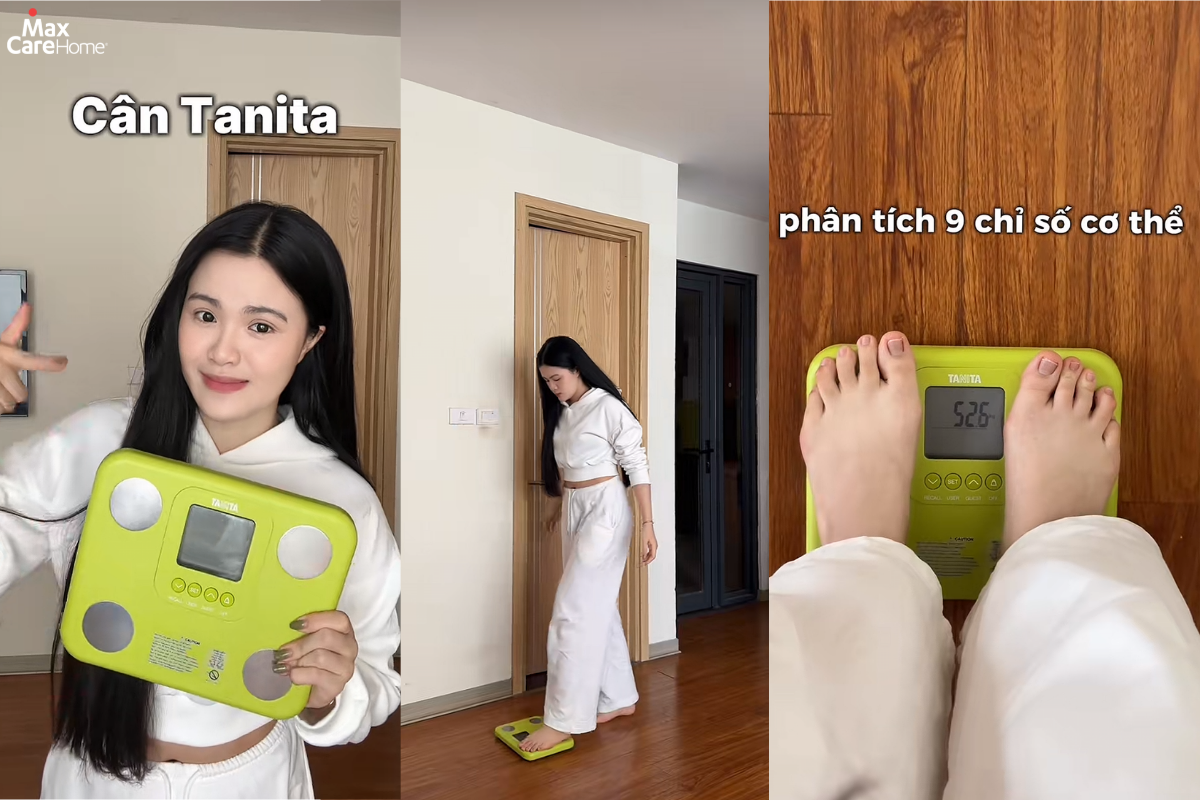 KOC ngc.hane chia sẻ trải nghiệm sử dụng cân Tanita BC-730 