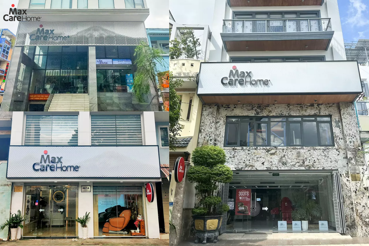 Showroom của Maxcare Home hiện đã có mặt tại cả 3 miền