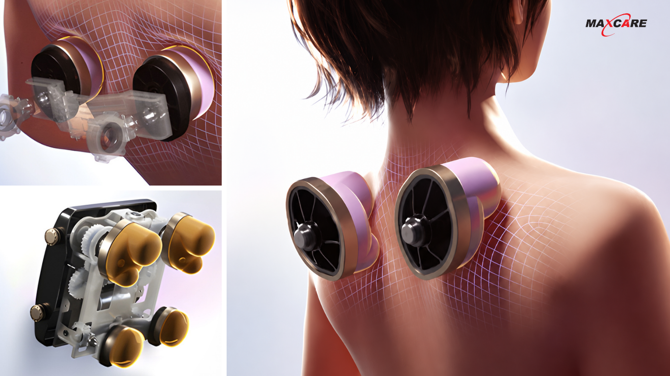 Con lăn massage 3d đi sâu vào từng lớp cơ
